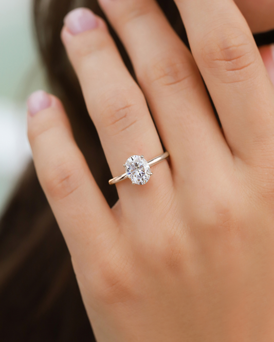 Bague améthyste lavande en argent sterling