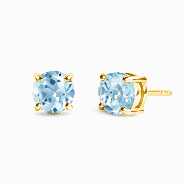 Aretes con halo de amatista y lavanda y chaquetas en oro vermeil de 18 k