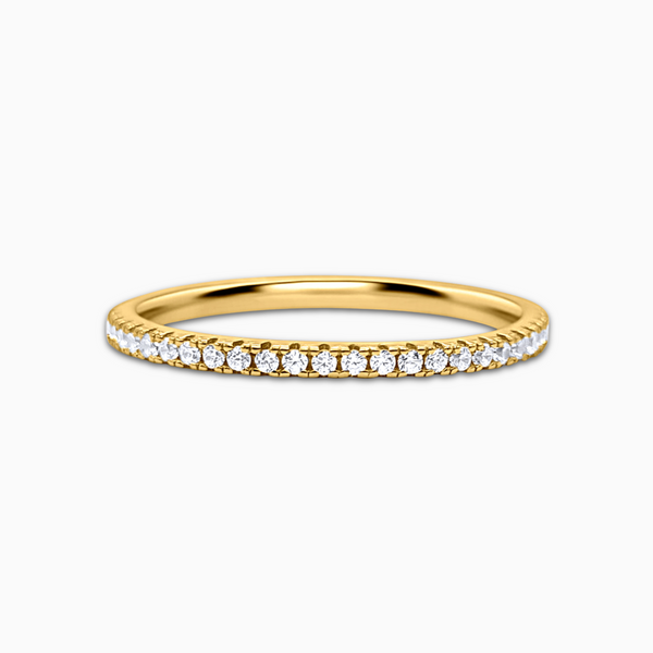 Slim Full Eternity Ring (1.2 mm) in Gold