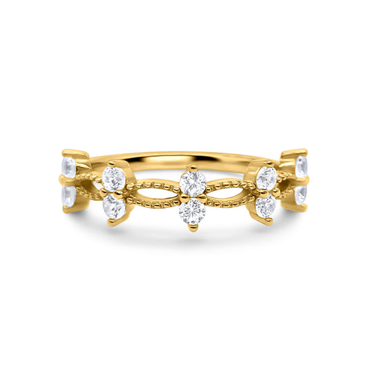 Dainty ring, stacking ring, stackable ring, everyday ring, Vianne Jewellery, UK business