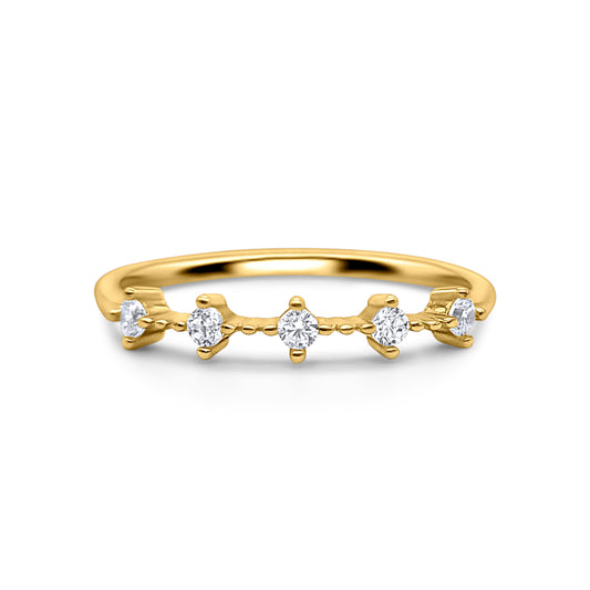 Dainty ring, stacking ring, stackable ring, everyday ring, Vianne Jewellery, UK business