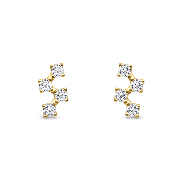Constellation Earrings in Gold