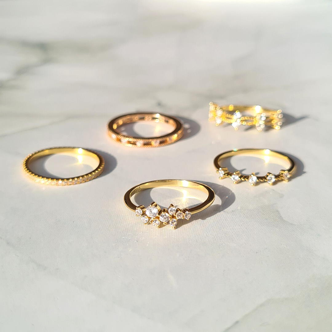 Nova Cluster Ring in Gold